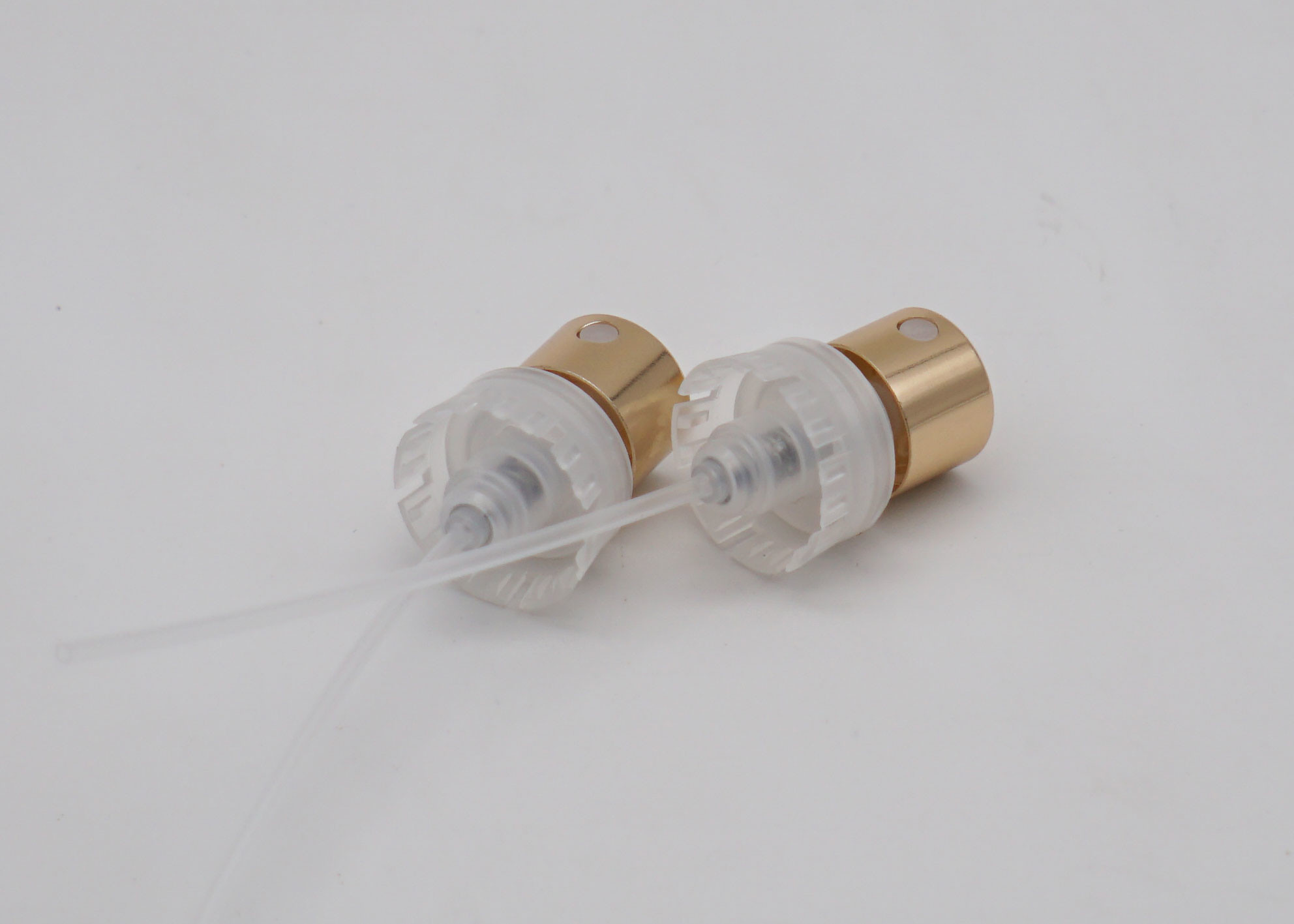 FEA10 Gold Aluminum Crimpless Perfume Fragrance Pump Sealed