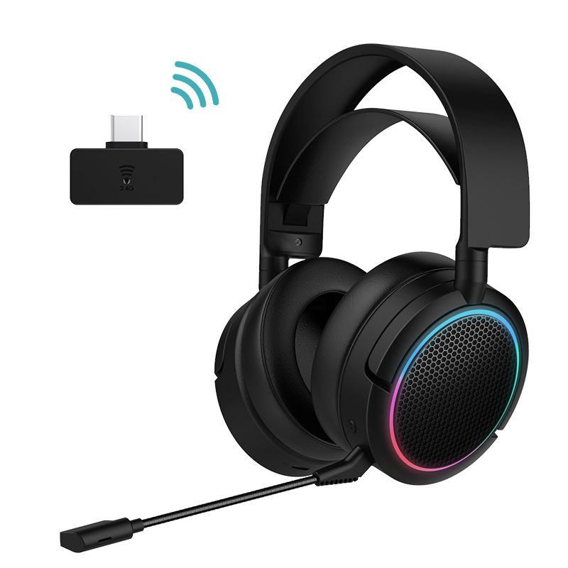 NO Active Noise Cancellation Wireless Gaming Headphones X3 Pro 2.4G 7.1 Headset for PC
