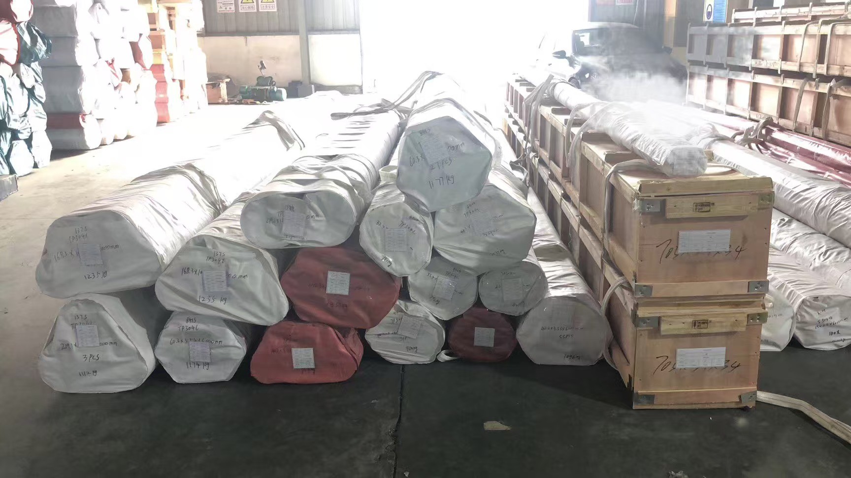 6000mm 12000mm Stainless Steel Pipe 316L 321 310S Waste Water Treatment Plant Tube