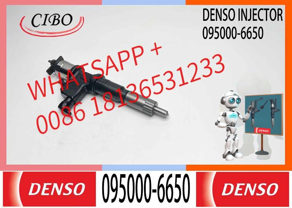 095000-6650 Fuel Injectors For Remanufactured Common Rail Diesel Injector OE 8-98030550-0 6WF1 Diesel Engine