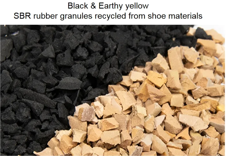 Free Sample Shoe Material Recycled SBR Rubber Granules for Artificial Turf Infills Football Lawn