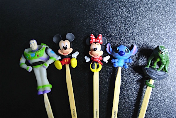 Various Styles Disney Character Figures Bamboo Ear Pick For Souvenir
