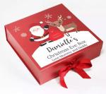 Cardboard Christmas Eve Sweet Box Gravure Printing Custom Logo