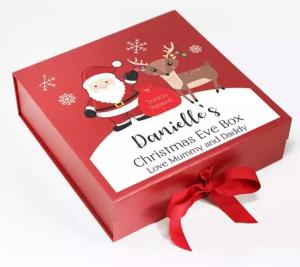 China Cardboard Christmas Eve Sweet Box Gravure Printing Custom Logo wholesale