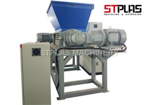 China Waste Film Plastic Shredder Machine , Double Roller Plastic Recycling Crusher wholesale
