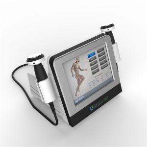 China Double Wave 10MHZ Physiotherapy Shockwave Machine Double Channels Ultrasound Launched wholesale