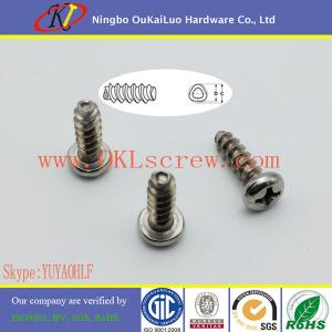 China Stainless Steel Pan Head Plastite 48-2 Thread Rolling Screws wholesale