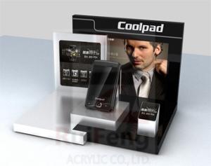 China Store mobile phone display showcase, cell phone accessory display stand, wholesale