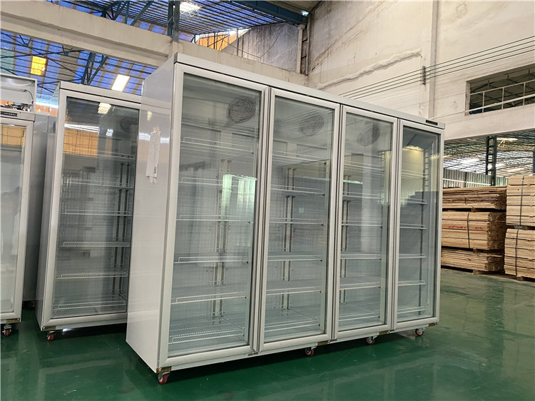 4/5/6- Doors Split Type External Condensing Unit Drink Display Fridge / Cooler