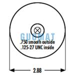 Goodyear 1S4-058 Air Suspension Parts Replace W02-358-7086 Cab Air Spring