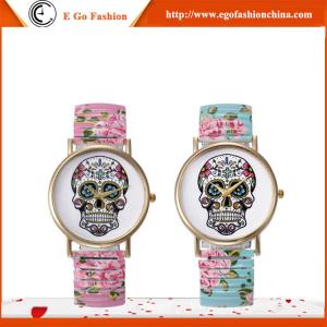 China GV08 Fashion Jewelry Wholesale Human Skeleton Dial Watch Quartz Analog Watches Lady Woman wholesale