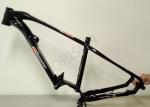 Electric Mid Drive Bike Frame , 27.5 Black Lightweight Mtb Frame Tapered Headset