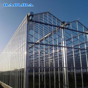 China Multi Span Venlo Glass Greenhouse 140mm/H Capacity ISO9001 Certificated wholesale