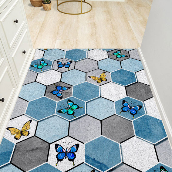 Quality PVC Coil Custom Printed Door Mats 15mm for sale