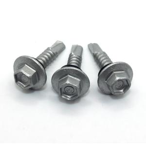 China GB Standard Stainless Steel Galvanized Metal Hexagonal Head Self-Drilling Roofing Screw wholesale