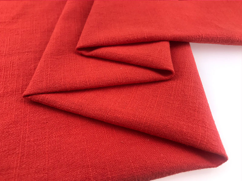 270gsm Slub Plain 8 X 8 Ramie Linen Fabric Stonewashed For Garment