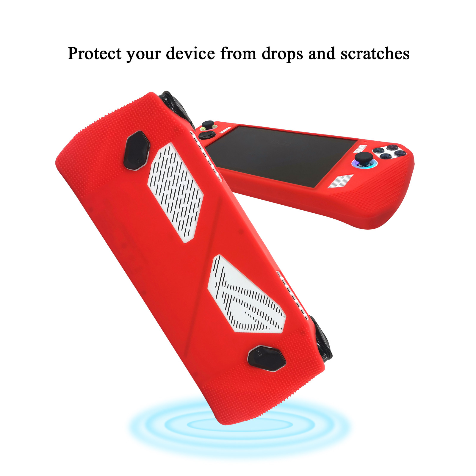 Silicone Protective Case For ROG Ally Anti Slip Texture Design Game Accessories