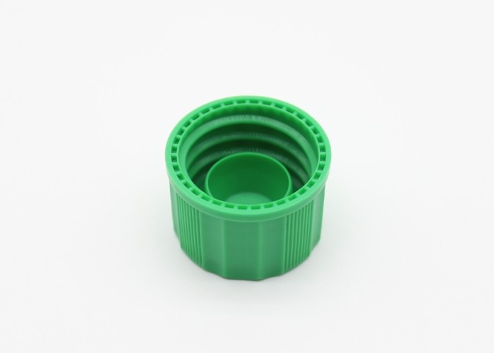18 Teeth PP Material Plastic Screw Caps Blue / Green Color With Inner Plug