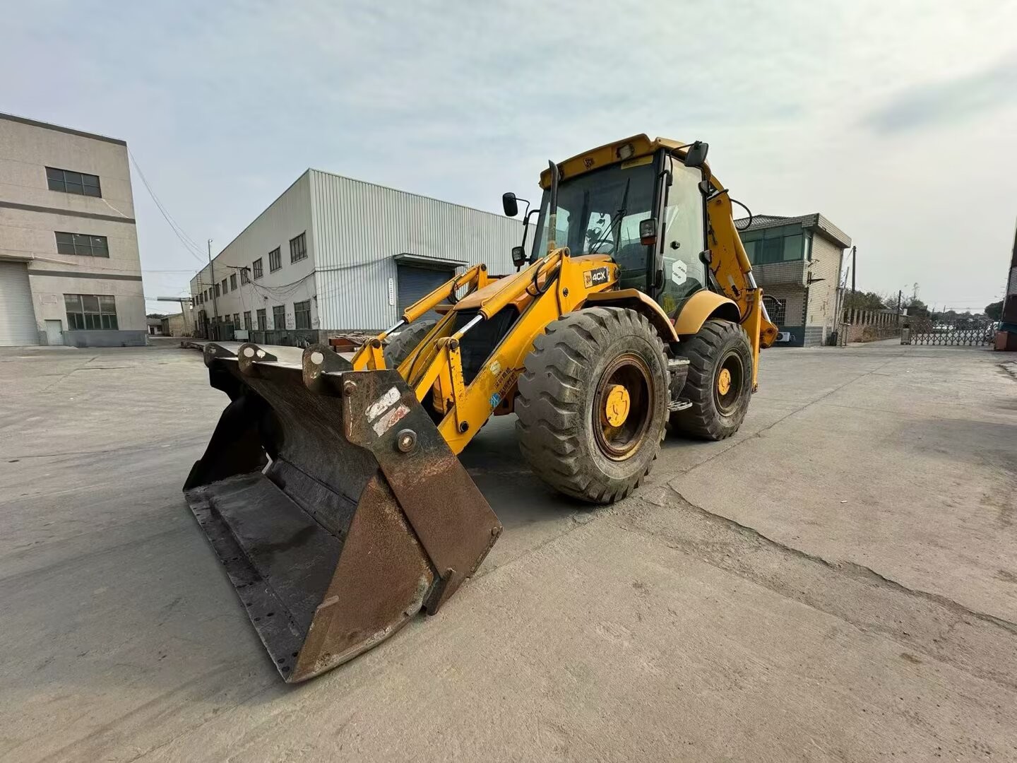 Original UK Used JCB 4CX Backhoe Loader With Four In One Bucket/Used JCB Backhoe loader Hot Sale