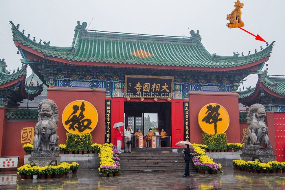 Asian glazed roof tiles Chinese gazebo traditional ceramic