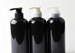 300ml PET Black Boston Round Bottles Hand Lotion Bottle With Childproof And