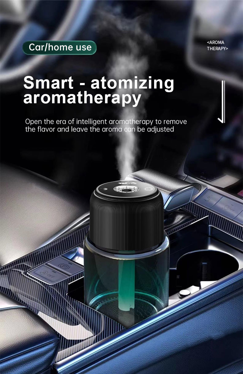Plug And Play Car Aroma Diffuser 150ml With Quiet Operation