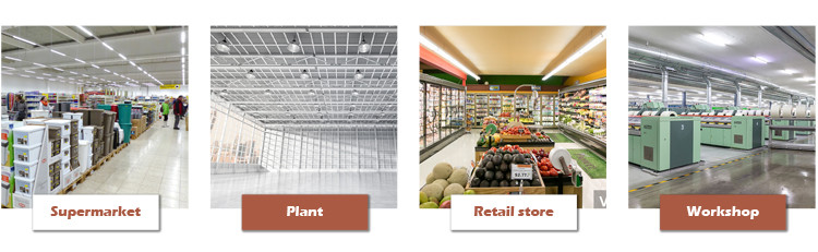 8ft 50W 180lm/W Warehouse Ceiling Lights Free Photometric Plan