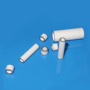 China Gas Discharge Metallized Ceramic Tube Beads Cylinder Shaped Smooth Surface wholesale