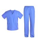 Women Disposable Surgical Scrubs Hydrophobic Durable With High Stretch Strength