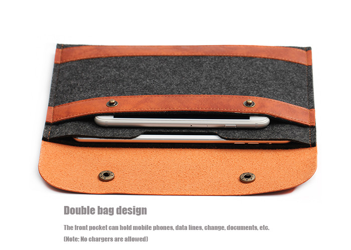 Laptop Soft Case Sleeve Bag For 10 11 13 14 15 For Macbook Ipad Bag Felt