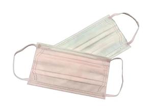 China Pink Hygiene Face Mask / Procedure Face Mask Light Weight Size 53 * 38 * 30cm wholesale