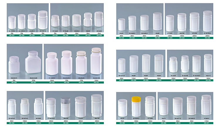 80ml HDPE Medical Bottle Screw Cap for Pill Capsule Tablet Free Samples Provided Now