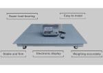 Carbon Steel Platform Weight Scale Machine Digital Industrial 1000KG 5000Kg