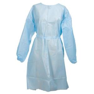 China Open Back Medical Patient Gowns Universal Size Waist Ties Isolation Resistant wholesale