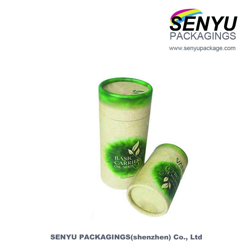 Bamboo Round Paper Tube Packaging Flower Hat