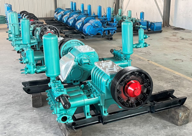 BW 160 Diesel Engine Drilling Rig Mud Pump Centrifugal Slurry Pump Output 160L/min