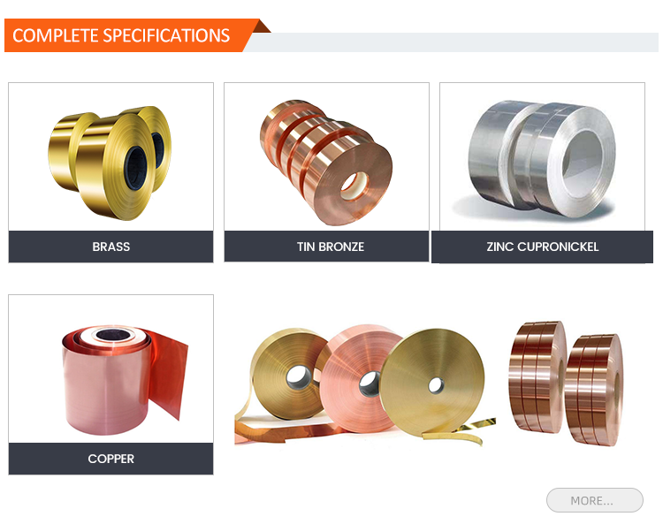 0.25*1000mm 0.3*1250mm Pure Copper Coil / Pure Copper Foil Customized
