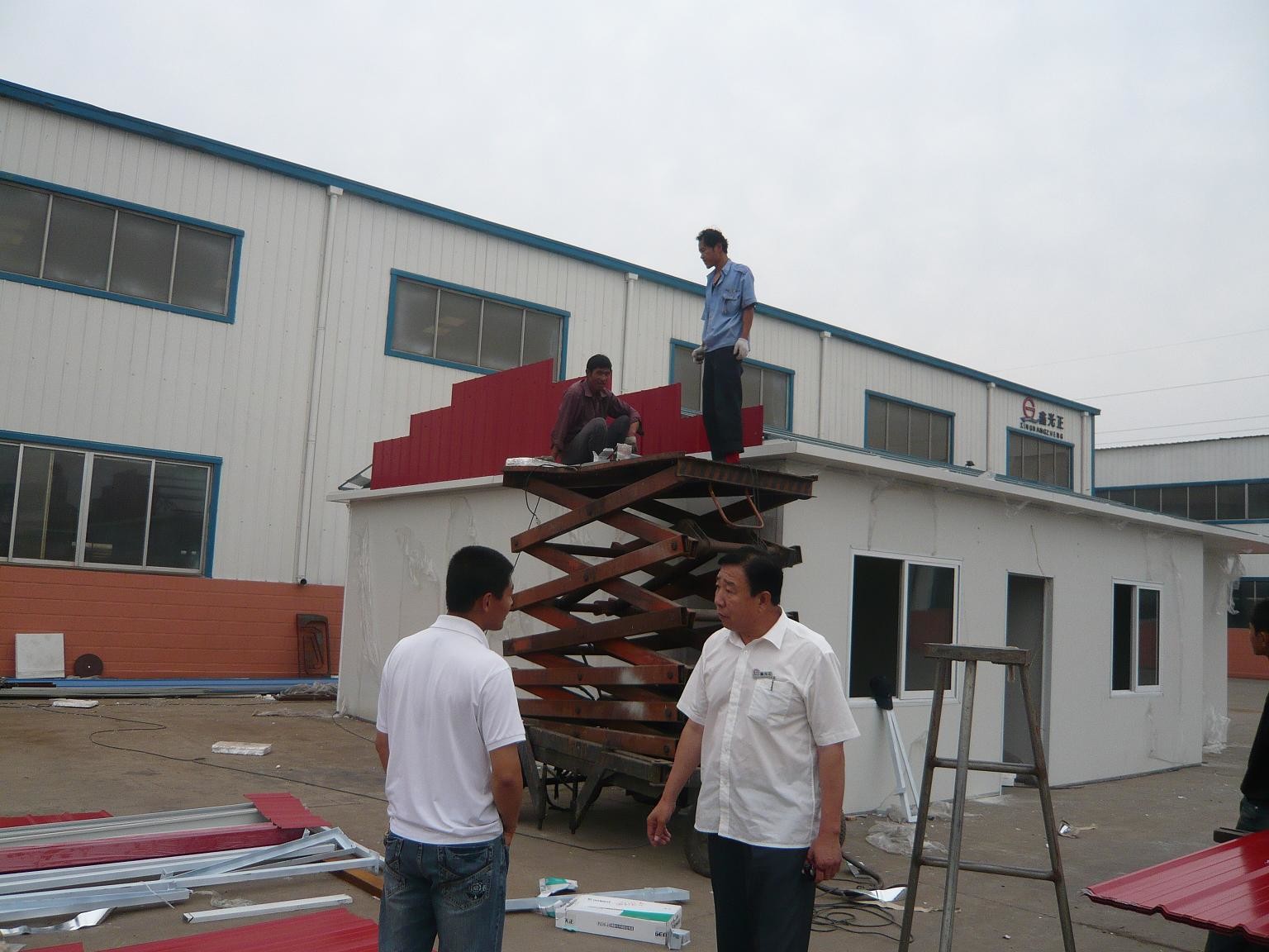 Steel Structure Construction Prefabricated Angola Civil House
