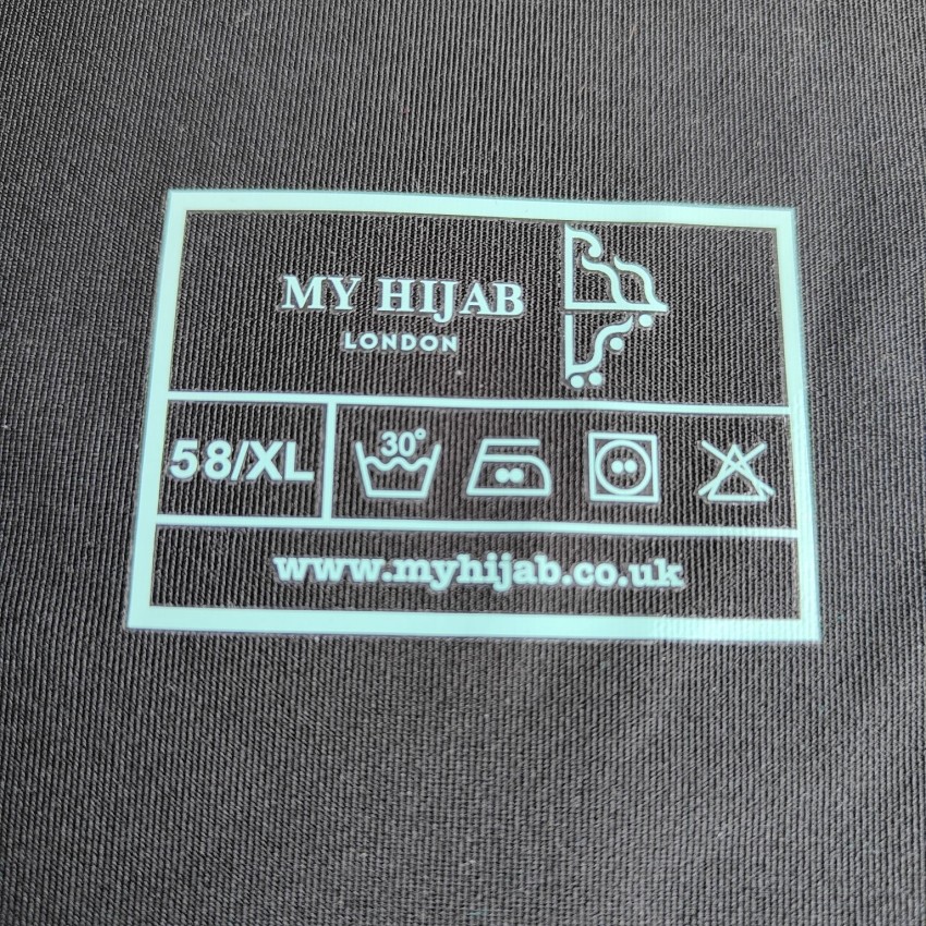 Custom Heat Transfer Tagless Neck Labels Heat Seal Clothing Size Labels