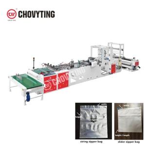 China PE PP Top Block Slider Zipper Bag Manufacturing Machine Cw-800szp wholesale