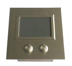Stainless steel metal industrial touchpad pointing device IP65 waterproof