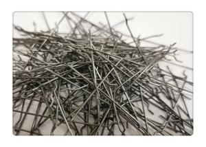 China Deformed Fiber Steel Reinforcement Hooked End Steel Fiber For Concrete wholesale