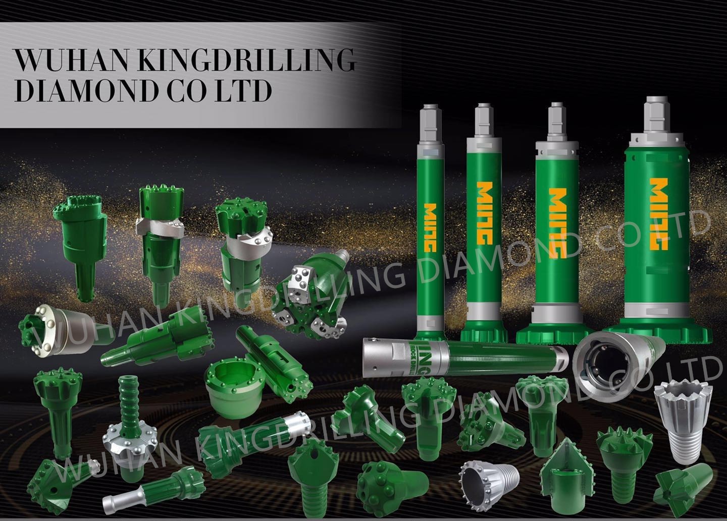 Rotoring Wing Casing Drilling Bit Symmetric Down Hole Hammer Bits for Waterwell 219mm