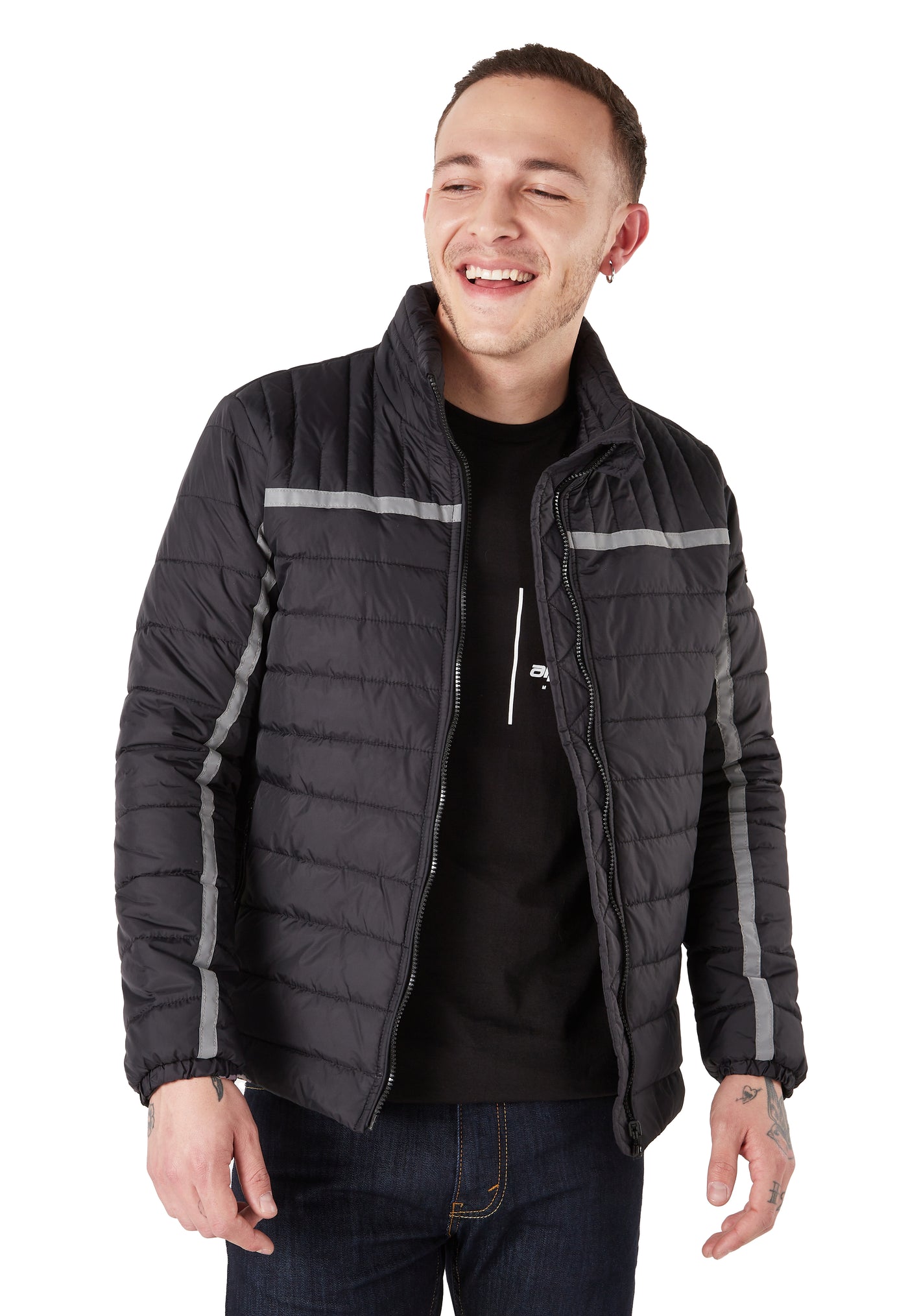 Detachable Warm Puffer Down Jacket Casual Camping Waterproof Men Padded