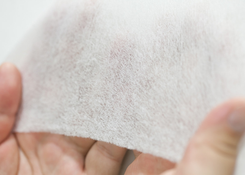 50g/M2 Plain Spunlace Nonwoven Fabrics For Disposable Sannitary Cloths