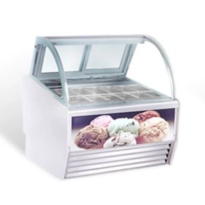 China Danfoss Compressor 240L Store Ice Cream Display Cabinets wholesale
