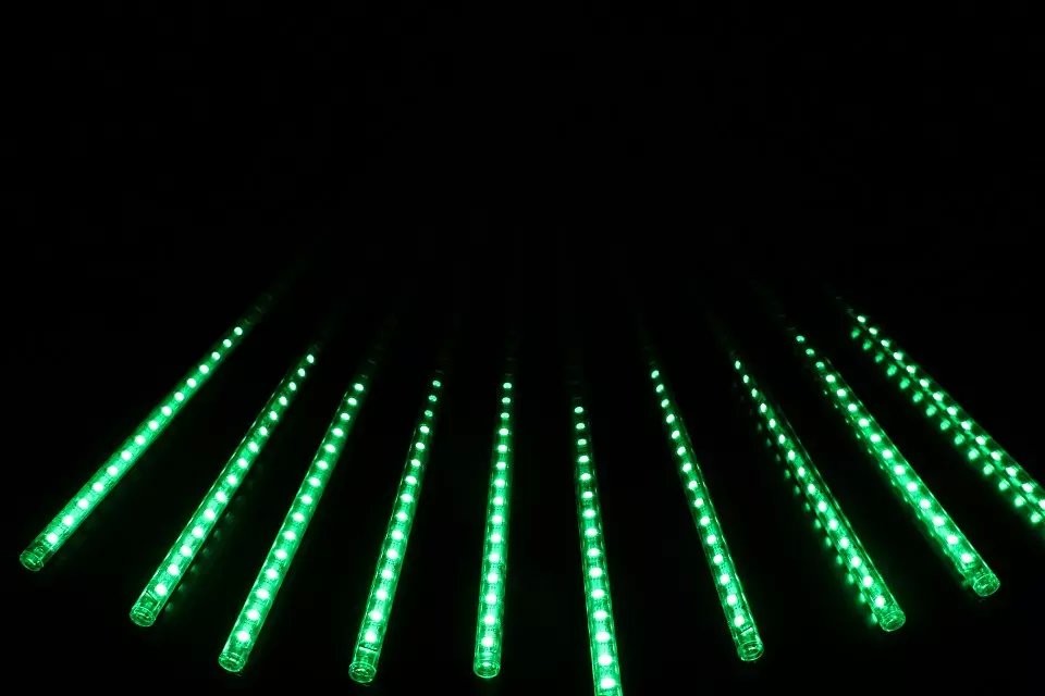outdoor led christmas meteor shower rain light