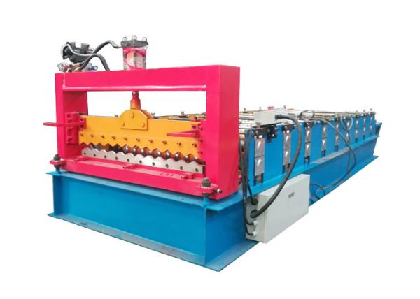 PPGI Color Steel Roll Forming Machine , Corrugated Roof Sheet Machine With