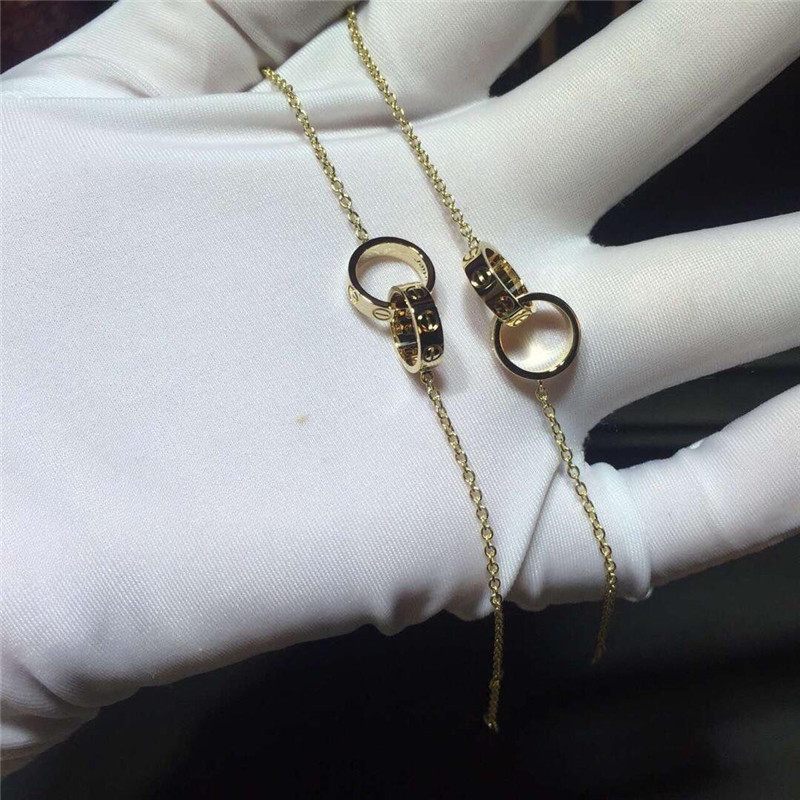 C love bracelet 18k gold white gold yellow gold rose gold diamond bracelet Jewelry factory in Shenzhen, China