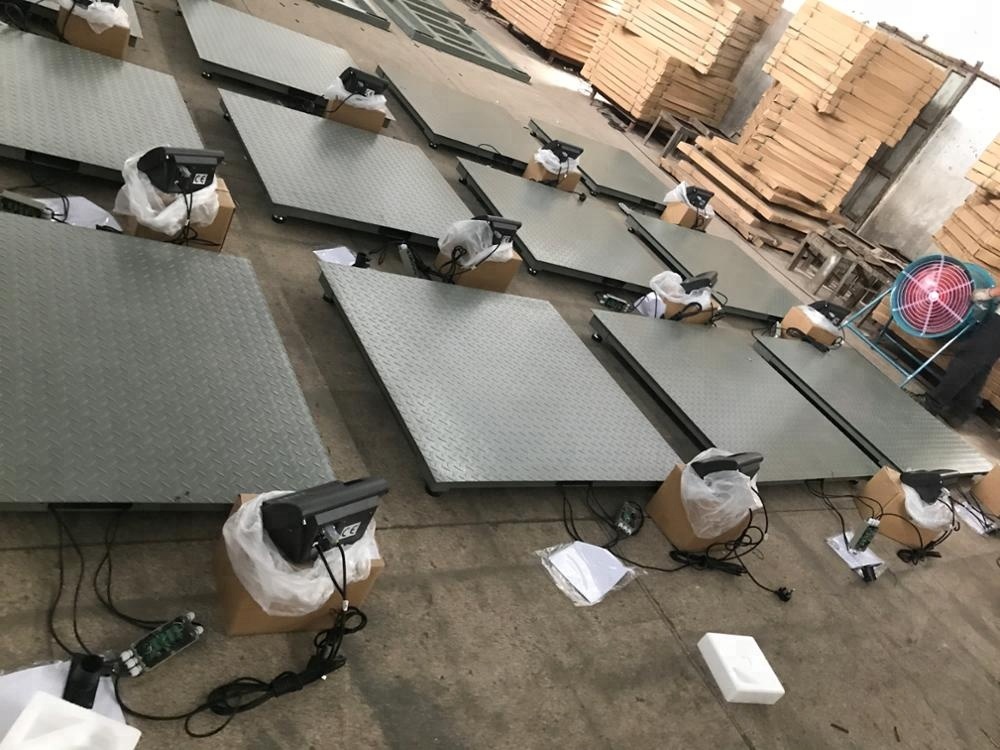 Industrial Electronic Balance Platform Floor Weighing Scales with Customized OBM Support and Carbon Steel